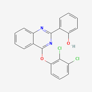 2-[4-(2,3-Dichlorophenoxy)-2-quinazolinyl]phenol