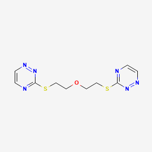 3-({2-[2-(1,2,4-Triazin-3-ylsulfanyl)ethoxy]ethyl}sulfanyl)-1,2,4-triazine