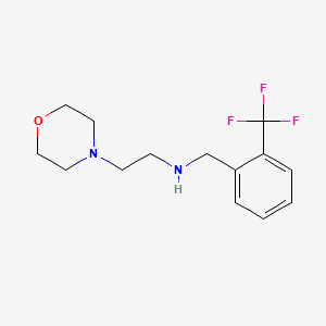 molecular formula C14H19F3N2O B15283722 N-[2-(4-morpholinyl)ethyl]-N-[2-(trifluoromethyl)benzyl]amine 