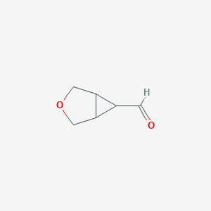 molecular formula C6H8O2 B1528379 3-Oxabicyclo[3.1.0]hexane-6-carbaldehyde CAS No. 1620450-96-5