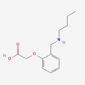 {2-[(Butylamino)methyl]phenoxy}acetic acid