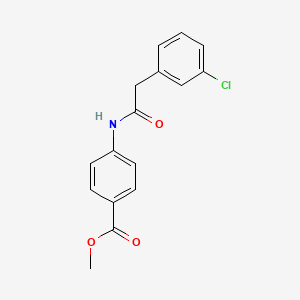 Methyl 4-{[(3-chlorophenyl)acetyl]amino}benzoate