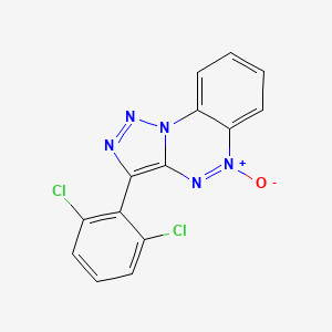 3-(2,6-Dichlorophenyl)[1,2,3]triazolo[5,1-c][1,2,4]benzotriazine 5-oxide