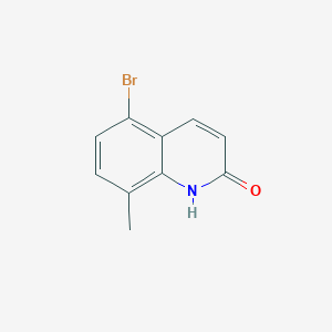 molecular formula C10H8BrNO B1528392 5-Bromo-8-methylquinolin-2-ol CAS No. 99455-07-9