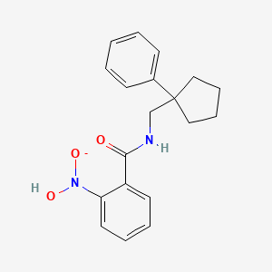 1-Nitro-2-({[(1-phenylcyclopentyl)methyl]amino}carbonyl)benzene