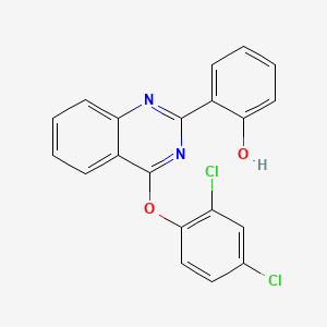 2-[4-(2,4-Dichlorophenoxy)-2-quinazolinyl]phenol