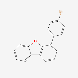 molecular formula C18H11BrO B1528427 4-(4-Bromophenyl)dibenzo[b,d]furan CAS No. 955959-84-9