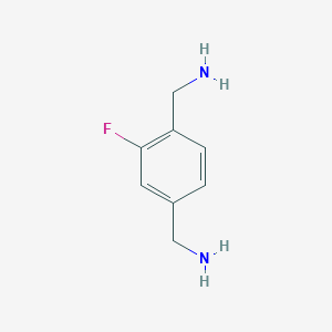 molecular formula C8H11FN2 B1528431 4-Aminomethyl-3-fluoro-benzylamine CAS No. 1017264-58-2