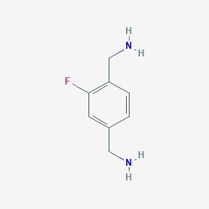 molecular formula C8H11FN2 B1528431 4-氨甲基-3-氟-苄胺 CAS No. 1017264-58-2