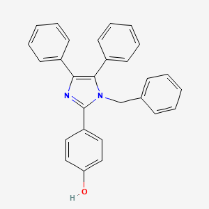 4-(1-benzyl-4,5-diphenyl-1H-imidazol-2-yl)phenol