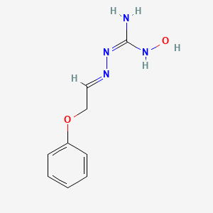 N'-hydroxy-2-(2-phenoxyethylidene)hydrazinecarboximidamide