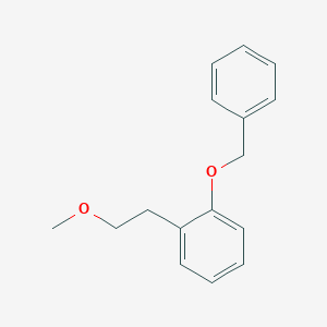 molecular formula C16H18O2 B1528447 1-(苄氧基)-2-(2-甲氧基乙基)苯 CAS No. 1427435-95-7