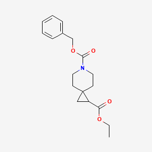 6-Benzyl 1-ethyl 6-azaspiro[2.5]octane-1,6-dicarboxylate