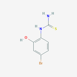 molecular formula C7H7BrN2OS B1528453 (4-Bromo-2-hydroxyphenyl)thiourea CAS No. 1404480-07-4