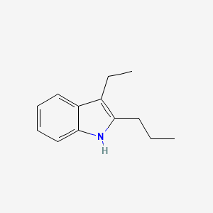 molecular formula C13H17N B1528465 3-乙基-2-丙基-1H-吲哚 CAS No. 17901-63-2