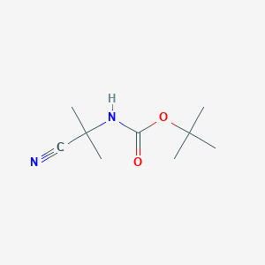 B152847 tert-Butyl (2-cyanopropan-2-yl)carbamate CAS No. 133117-97-2
