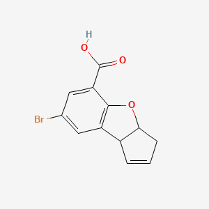 7-bromo-3a,8b-dihydro-3H-cyclopenta[b][1]benzofuran-5-carboxylic acid