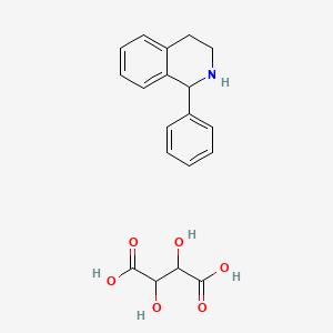 (S)-1,2,3,4-Tetrahydro-1-phenylisoquinoline (2S,3S)-2,3-dihydroxybutanedioate