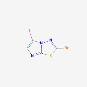 2-Bromo-5-iodoimidazo[2,1-b][1,3,4]thiadiazole