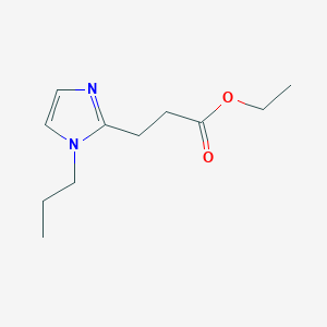 ethyl 3-(1-propyl-1H-imidazol-2-yl)propanoate