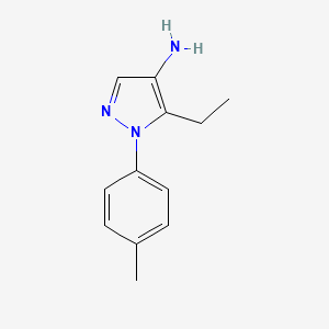 5-ethyl-1-(4-methylphenyl)-1H-pyrazol-4-amine