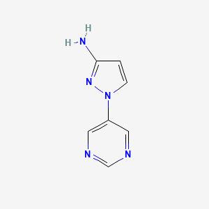 1-(pyrimidin-5-yl)-1H-pyrazol-3-amine