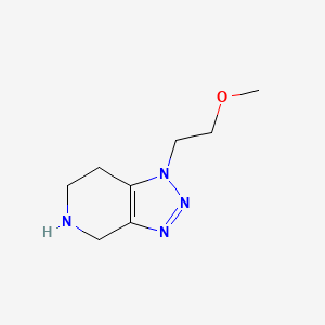 1-(2-methoxyethyl)-1H,4H,5H,6H,7H-[1,2,3]triazolo[4,5-c]pyridine