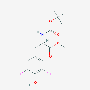 Methyl 3-(4-hydroxy-3,5-diiodophenyl)-2-[(2-methylpropan-2-yl)oxycarbonylamino]propanoate