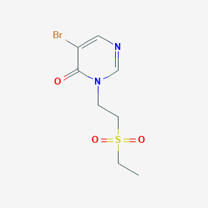 5-Bromo-3-[2-(ethanesulfonyl)ethyl]-3,4-dihydropyrimidin-4-one