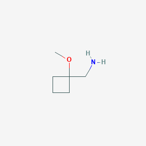 molecular formula C6H13NO B1528537 (1-Methoxycyclobutyl)methanamine CAS No. 1444103-39-2