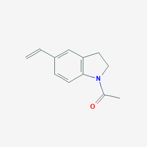 B152854 1-(5-Vinylindolin-1-yl)ethanone CAS No. 136081-56-6