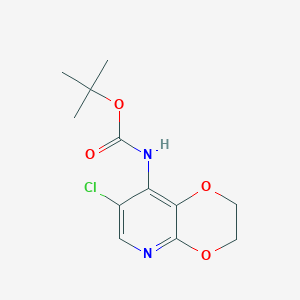tert-Butyl (7-chloro-2,3-dihydro-[1,4]dioxino[2,3-b]pyridin-8-yl)carbamate