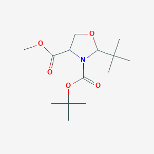 3-(tert-Butyl) 4-methyl (2S,4R)-2-(tert-butyl)oxazolidine-3,4-dicarboxylate