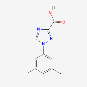 molecular formula C11H11N3O2 B1528544 1-(3,5-dimethylphenyl)-1H-1,2,4-triazole-3-carboxylic acid CAS No. 1245644-75-0