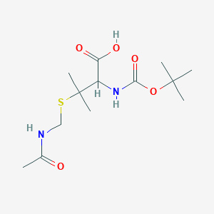 D-Valine,3-[[(acetylamino)methyl]thio]-N-[(1,1-dimethylethoxy)carbonyl]-