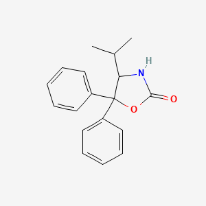 5,5-Diphenyl-4-(propan-2-yl)-1,3-oxazolidin-2-one