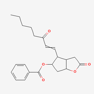 [2-Oxo-4-(3-oxooct-1-enyl)-3,3a,4,5,6,6a-hexahydrocyclopenta[b]furan-5-yl] benzoate