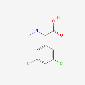 molecular formula C10H11Cl2NO2 B1528585 2-(3,5-Dichlorophenyl)-2-(dimethylamino)acetic acid CAS No. 1218320-00-3