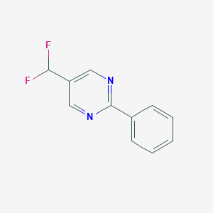 B152859 5-(Difluoromethyl)-2-phenylpyrimidine CAS No. 137279-35-7