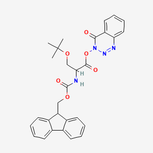 4-oxo-1,2,3-benzotriazin-3(4H)-yl O-tert-butyl-N-[(9H-fluoren-9-ylmethoxy)carbonyl]serinate