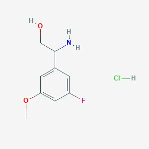 (S)-2-Amino-2-(3-fluoro-5-methoxyphenyl)ethan-1-ol hydrochloride