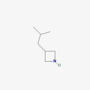 B1528603 3-(2-Methylpropyl)azetidine CAS No. 89854-62-6