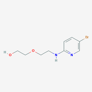 2-{2-[(5-Bromopyridin-2-yl)amino]ethoxy}ethan-1-ol