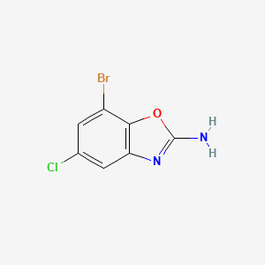 7-Bromo-5-chloro-1,3-benzoxazol-2-amine