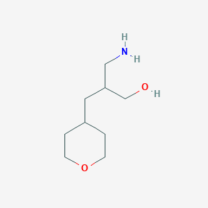 molecular formula C9H19NO2 B1528630 3-Amino-2-(oxan-4-ylmethyl)propan-1-ol CAS No. 1250665-15-6
