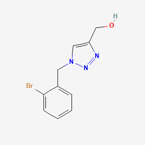 molecular formula C10H10BrN3O B1528631 (1-(2-Bromobenzyl)-1H-1,2,3-triazol-4-yl)methanol CAS No. 1248464-60-9