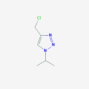 molecular formula C6H10ClN3 B1528634 4-(chloromethyl)-1-(propan-2-yl)-1H-1,2,3-triazole CAS No. 1248251-40-2