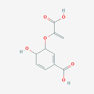 3-(1-Carboxyethenoxy)-4-hydroxycyclohexa-1,5-diene-1-carboxylic acid