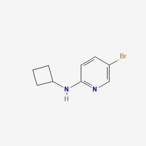 molecular formula C9H11BrN2 B1528637 5-溴-N-环丁基吡啶-2-胺 CAS No. 1289058-28-1