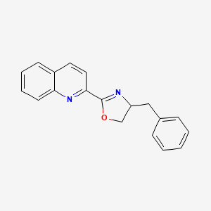 4-Benzyl-2-quinolin-2-yl-4,5-dihydro-1,3-oxazole